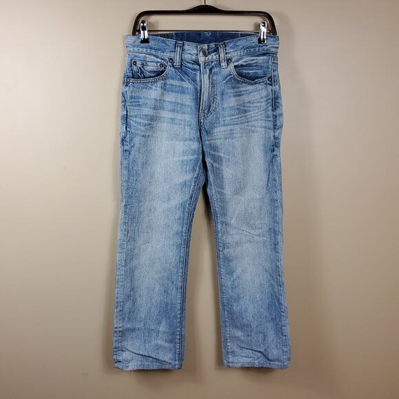 Uniqlo Light Wash Straight Leg Jeans Size 29x32 - Picture 1 of 10